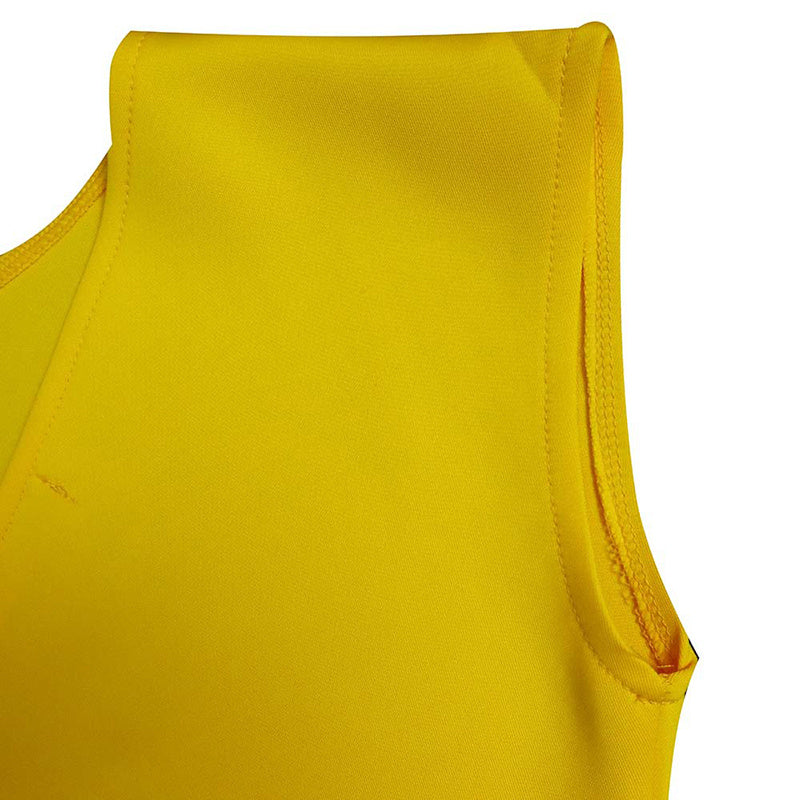 Women's Elegant Ruffle Sleeveless Bodycon Formal Party Cocktail Pencil Midi Dress