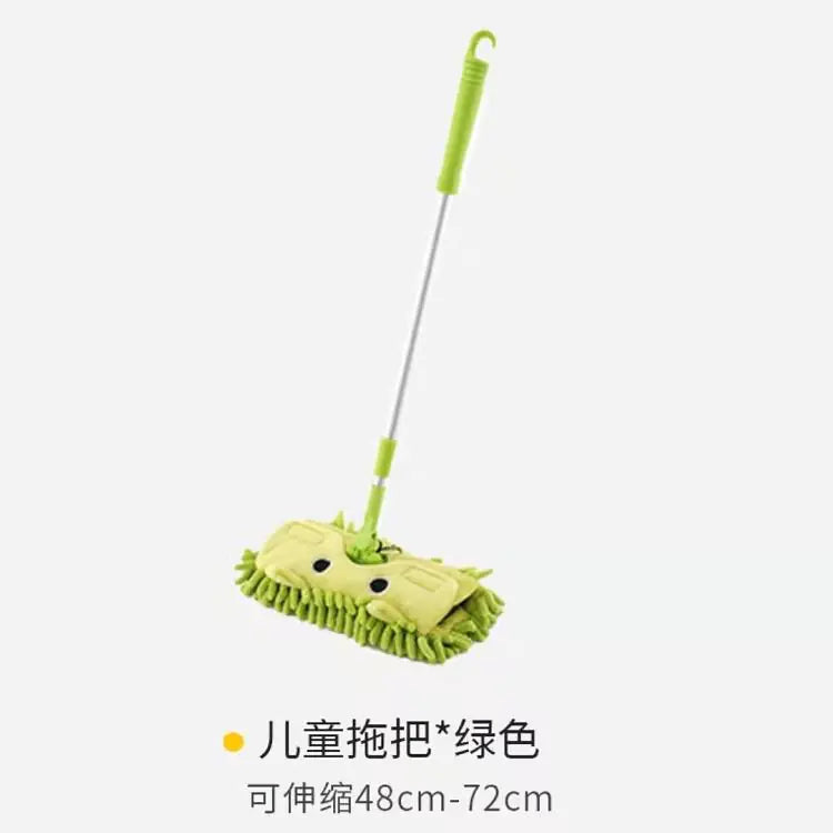 3-Piece Mop Set with Duck Broom and Dustpan for Kids