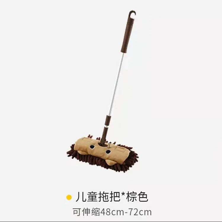 3-Piece Mop Set with Duck Broom and Dustpan for Kids