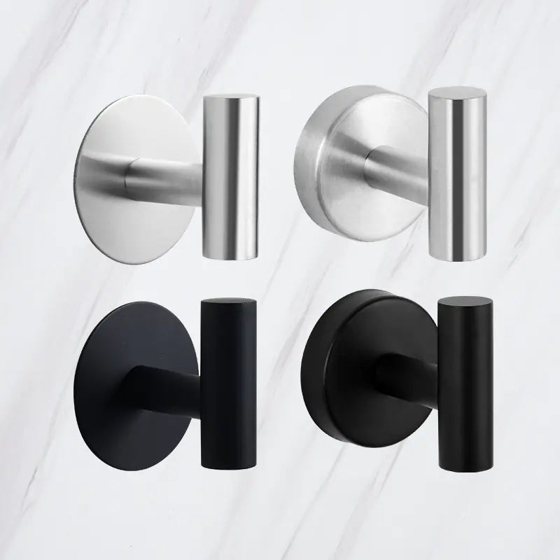 304 Stainless Steel No-Drill Hook for Bathroom & Kitchen