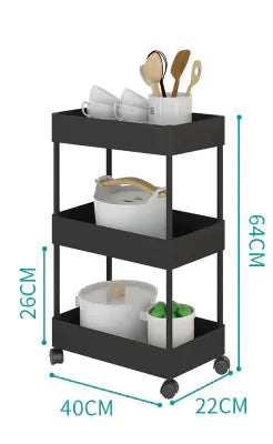 Bathroom and Kitchen Storage Rack Shelf
