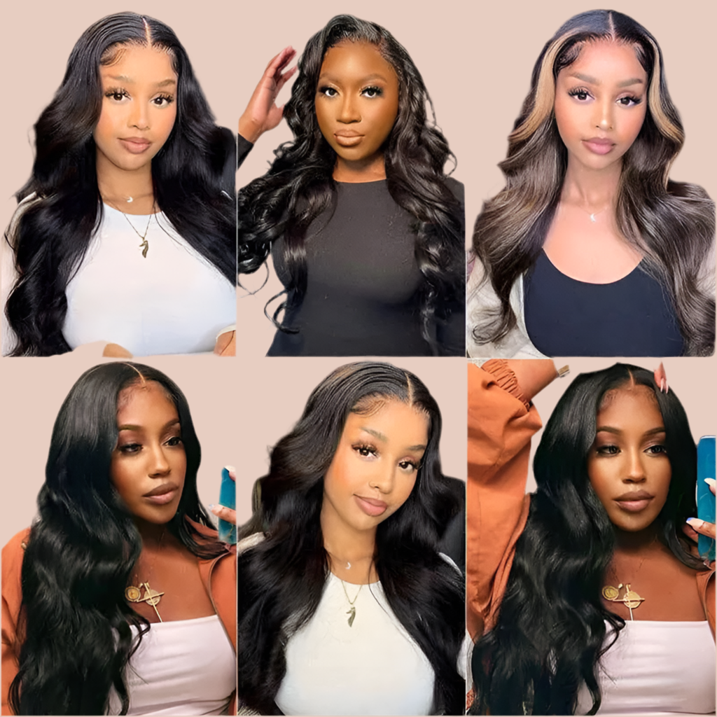 Body Wave 13x4 Transparent Lace Frontal Wig 100% Human Hair Wig Brazilian 4x4 Lace Closure Human Hair Wigs PrePlucked 180% Density