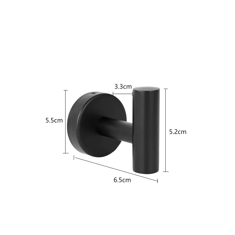 304 Stainless Steel No-Drill Hook for Bathroom & Kitchen