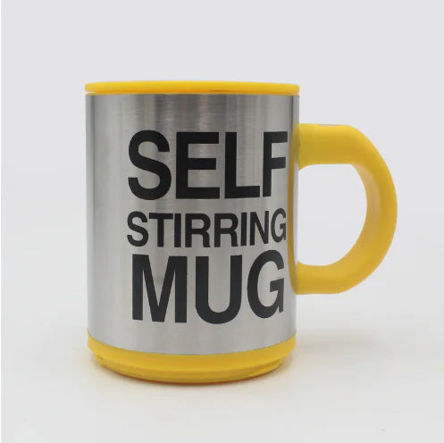 Automatic Stirring Glass Mug - Electric Stainless Steel Cup