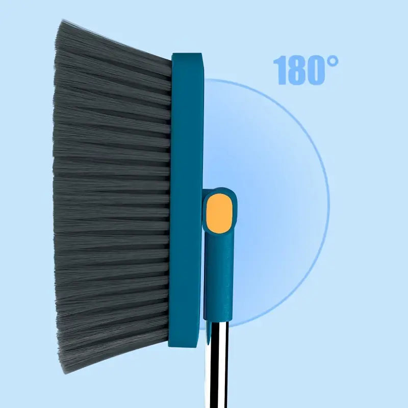 Broom, Dustpan & Squeegee Combo Set with Long Handles