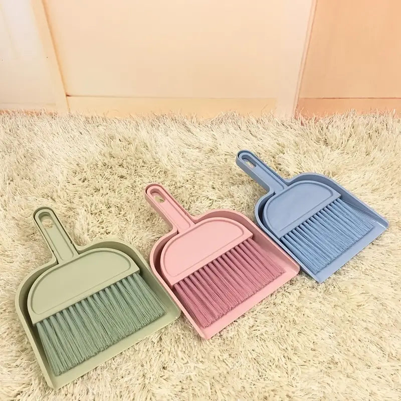 Mini Desktop Cleaning Brush and Dustpan Set (1 Set)