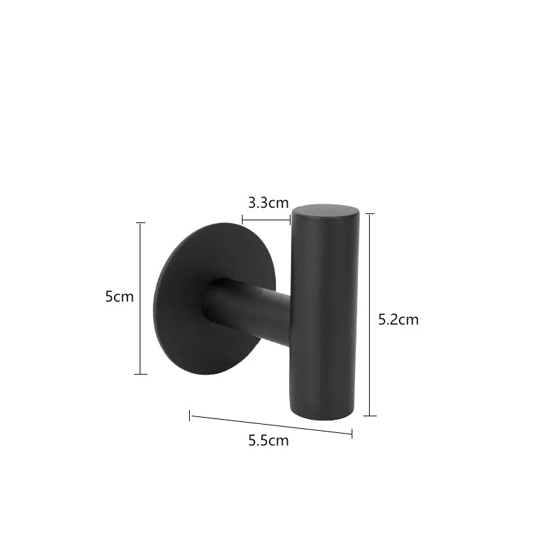 304 Stainless Steel No-Drill Hook for Bathroom & Kitchen