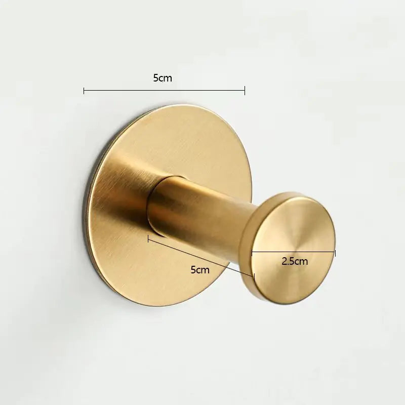 304 Stainless Steel No-Drill Hook for Bathroom & Kitchen