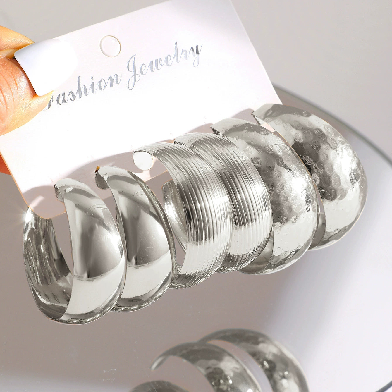 Earrings New Arrival Metal Retro 3-Piece Set Earrings