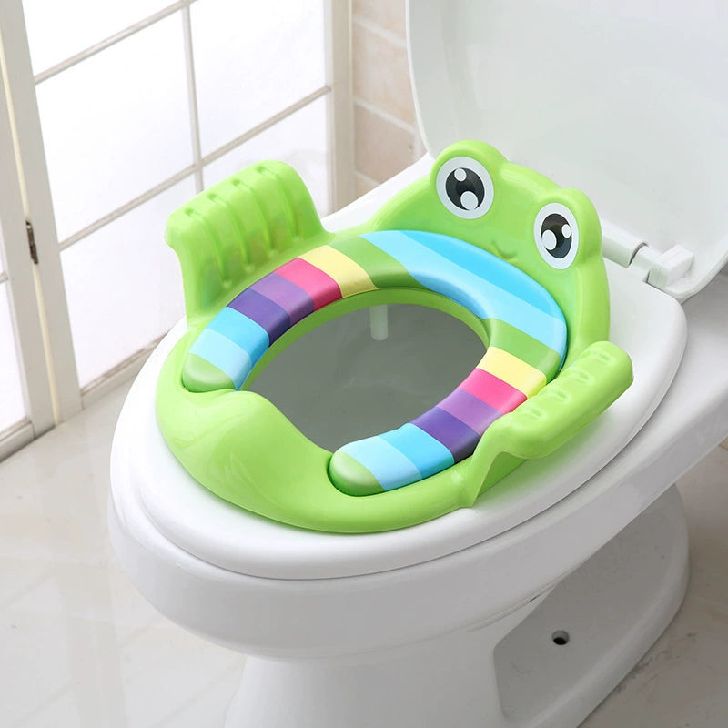 Kids Auxiliary Closestool Seat Ring for Adult Toilet, Child Toilet for Free, Heattech Mat, Toilet Cover, New