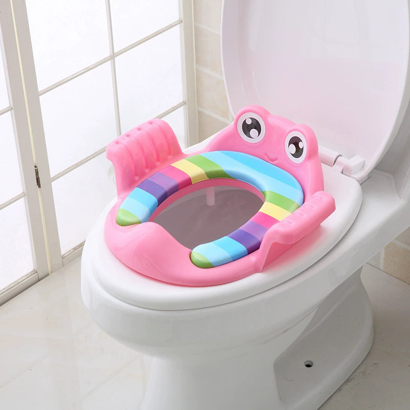 Kids Auxiliary Closestool Seat Ring for Adult Toilet, Child Toilet for Free, Heattech Mat, Toilet Cover, New