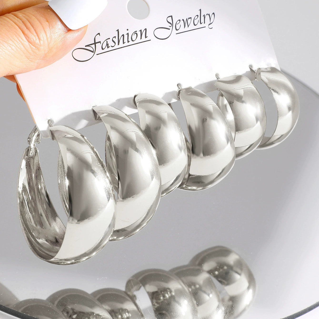Earrings New Arrival Metal Retro 3-Piece Set Earrings