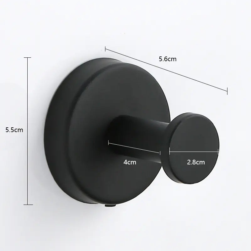 304 Stainless Steel No-Drill Hook for Bathroom & Kitchen
