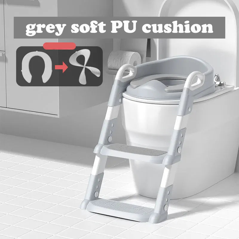 Portable Toilet Seat Children's Pot Foldable Potty Training Seat Step Stool Portable Potty Child Pot Bebe Toilett