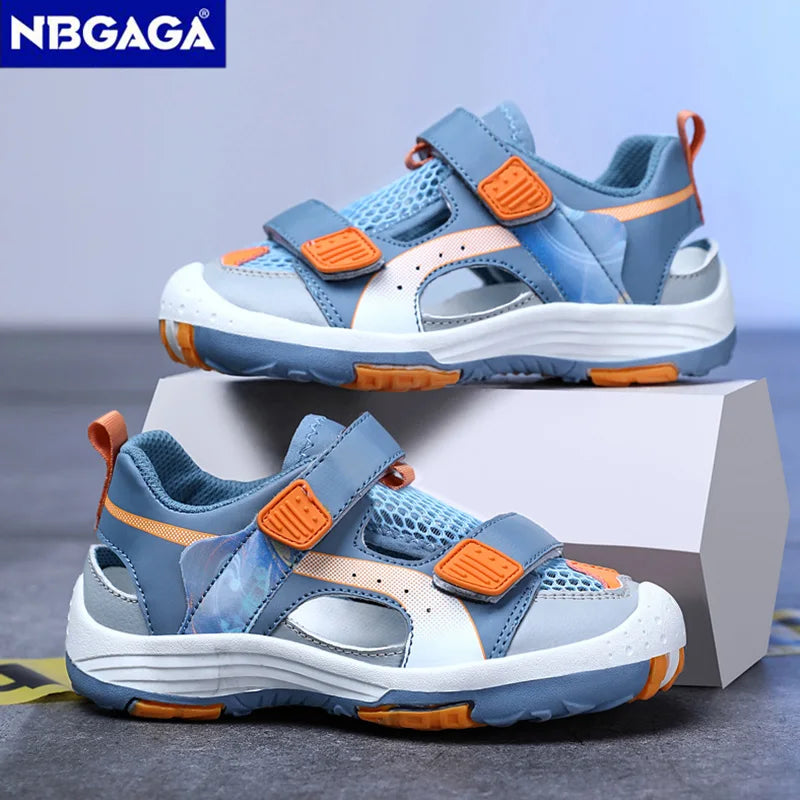 Summer Breathable Sport Sandals for Children Boys Outdoor Casual Beach Shoes Comfortable Non-slip Kids Fashion Sandal