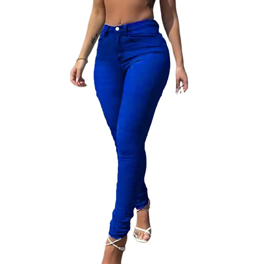 Classic Beauty Booty Lifter High Waist Skinny Jeans - Medium Blue Wash
