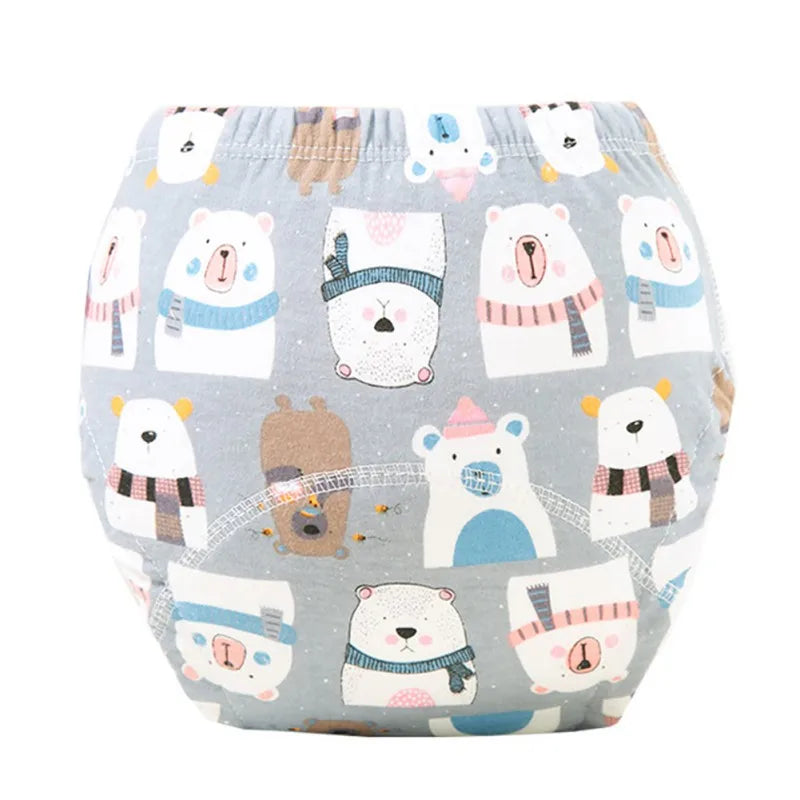 Baby Toddler Training Underwear for Boy Girls Strong Absorbent Cotton Training Pants Clothing