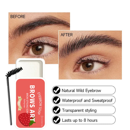 3D Brow Gel for Bold & Natural Brows, Clear Waterproof Eyebrow Styling Gel, Long-Lasting , Valentine's Day or Mother's Day Gifts