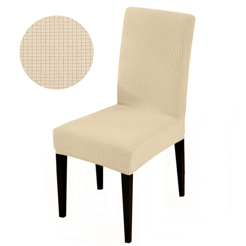 Chair cover with back Jacquard Fabric Universal Size Cheap Chair Cover Big Elastic Chair Covers Chair For kitchen Living Room