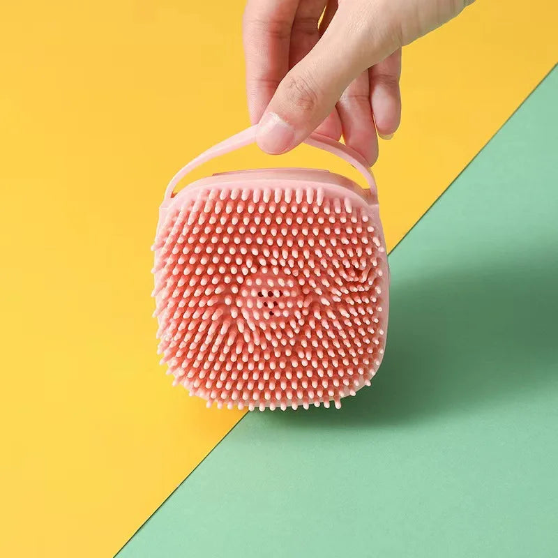 Bath Massage Brush Soft Safety Silicone Pet Accessories for Dogs Cats Tools Mascotas Products