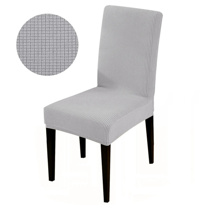Chair cover with back Jacquard Fabric Universal Size Cheap Chair Cover Big Elastic Chair Covers Chair For kitchen Living Room