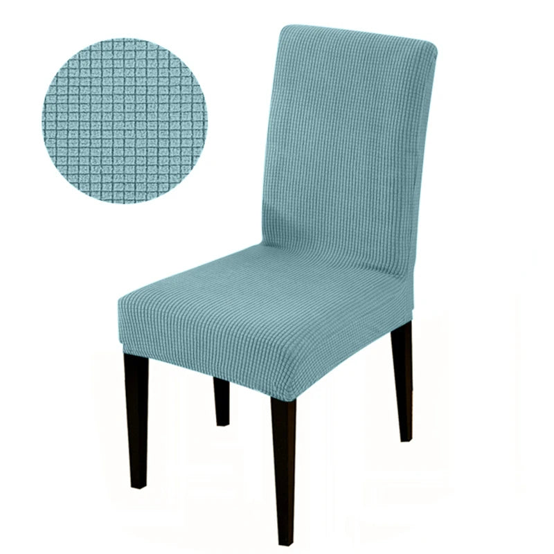 Chair cover with back Jacquard Fabric Universal Size Cheap Chair Cover Big Elastic Chair Covers Chair For kitchen Living Room