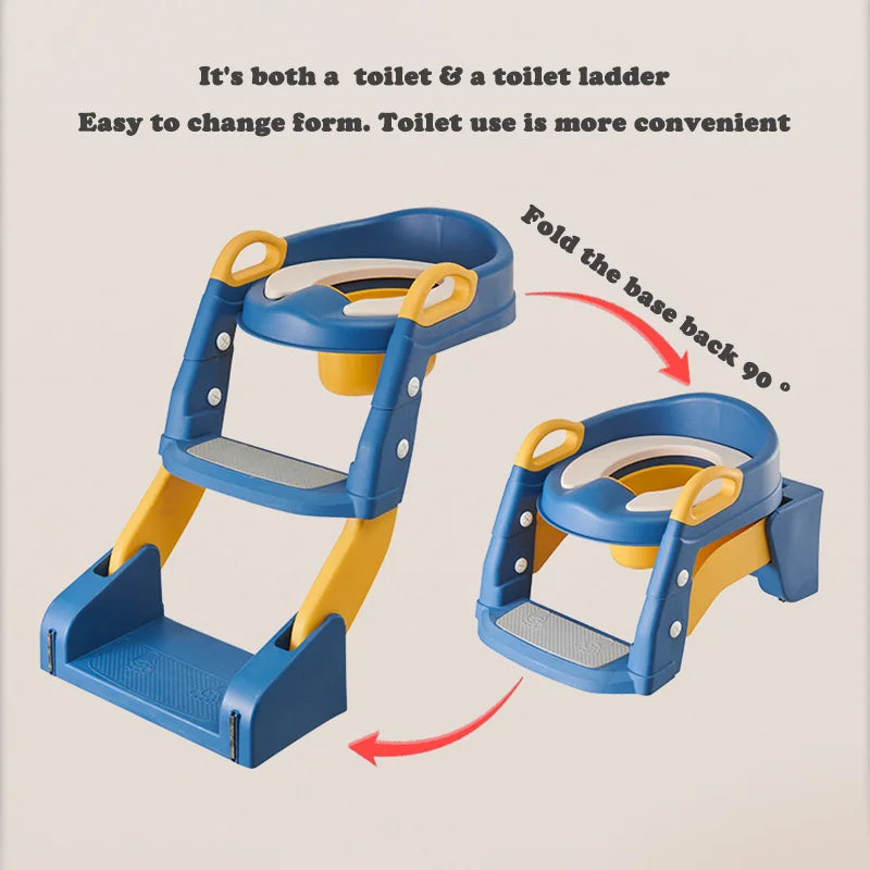 Portable Toilet Seat Children's Pot Foldable Potty Training Seat Step Stool Portable Potty Child Pot Bebe Toilett