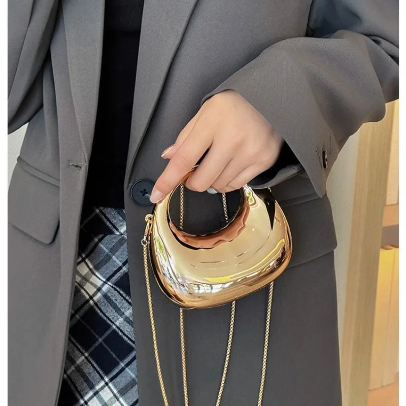 Women’s Elegant Rhinestone Decorated Bucket Bag, Fashionable Drawstring Design Crossbody Bag For Party,trendy All- Match & Exquisite Bag For Birthday Gifts