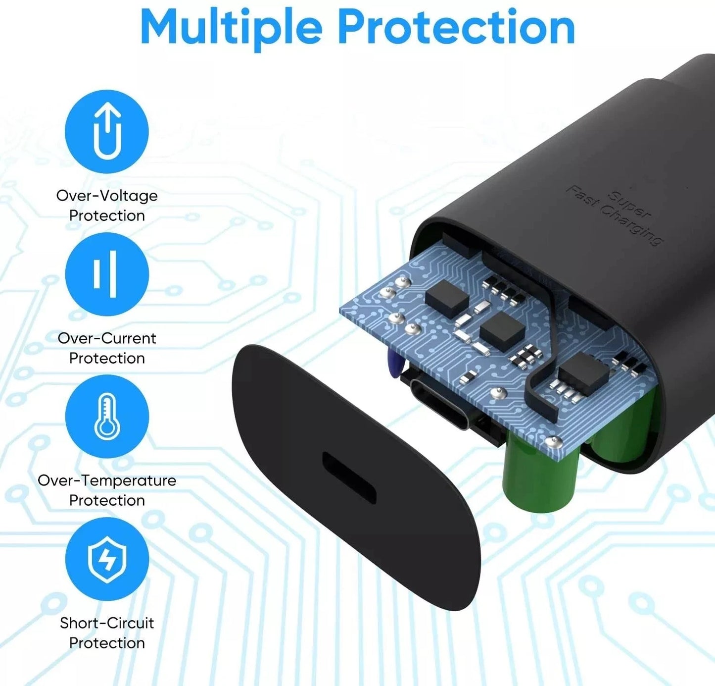 25W PD USB-C Chargerr adapter for Samsung note 10 note 20 S21 Type C power adapte For Samsung Charger
