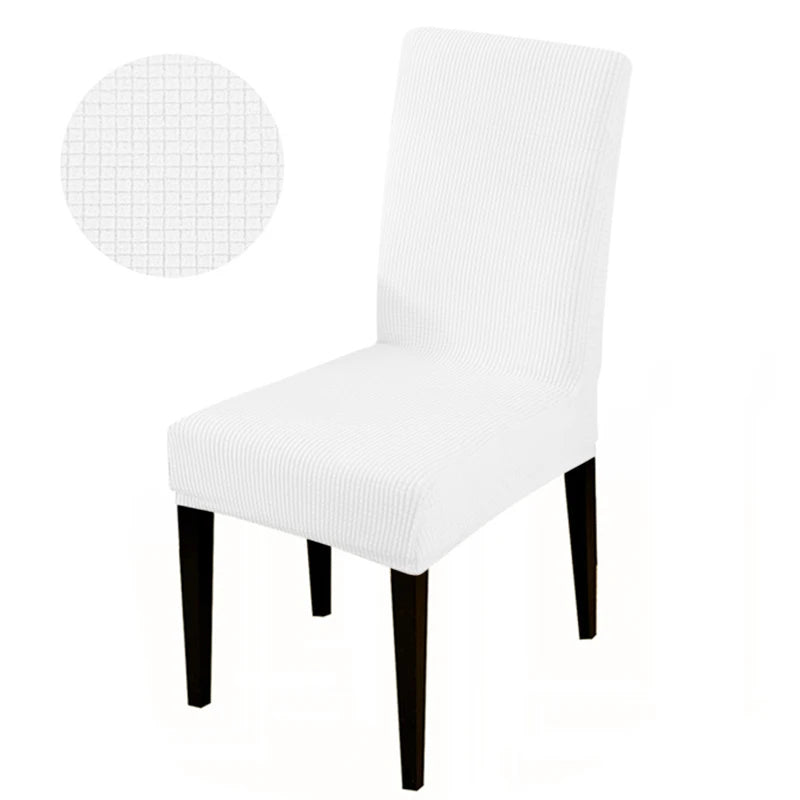 Chair cover with back Jacquard Fabric Universal Size Cheap Chair Cover Big Elastic Chair Covers Chair For kitchen Living Room