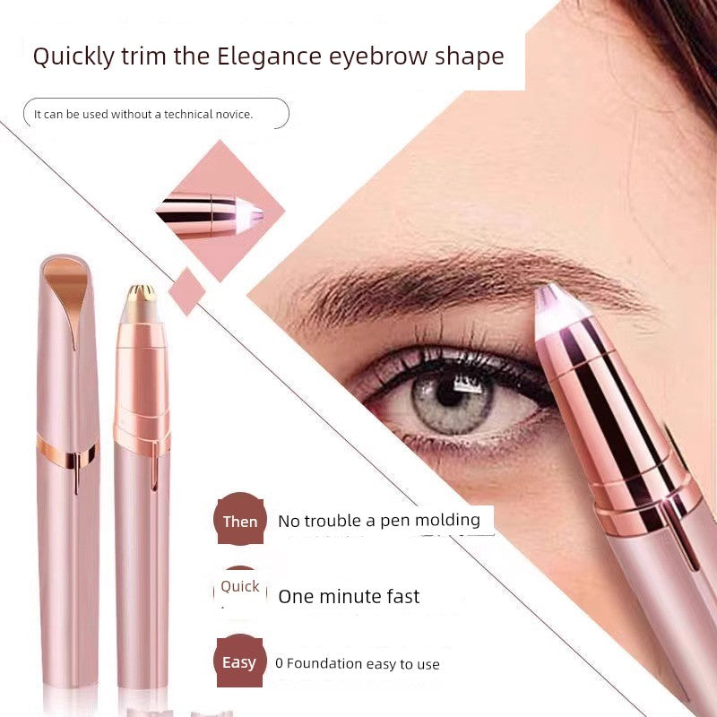 Electric Eyebrow Razor Automatic Eyebrow Trimming Handy Gadget Eyebrow Razors Trimmer Unisex Eyebrow Scraping Instrument Rechargeable