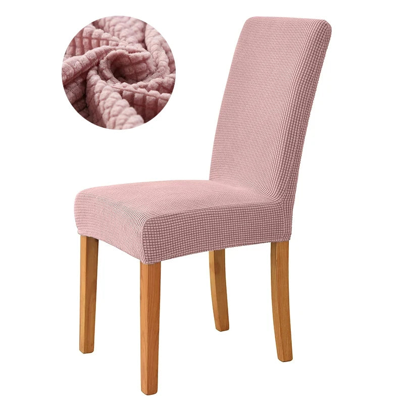Chair cover with back Jacquard Fabric Universal Size Cheap Chair Cover Big Elastic Chair Covers Chair For kitchen Living Room