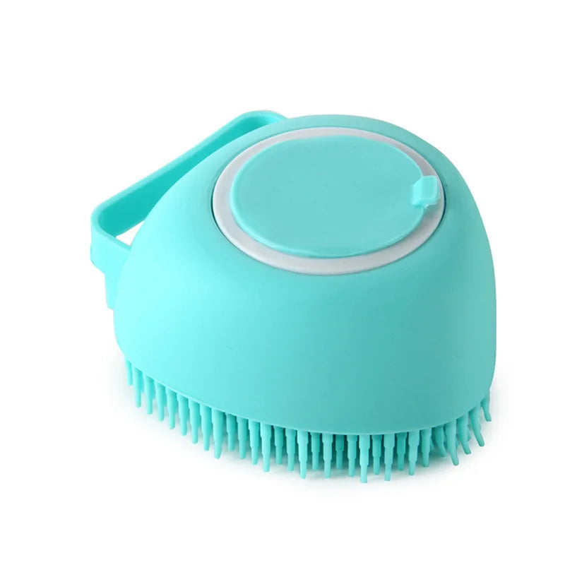 Bath Massage Brush Soft Safety Silicone Pet Accessories for Dogs Cats Tools Mascotas Products