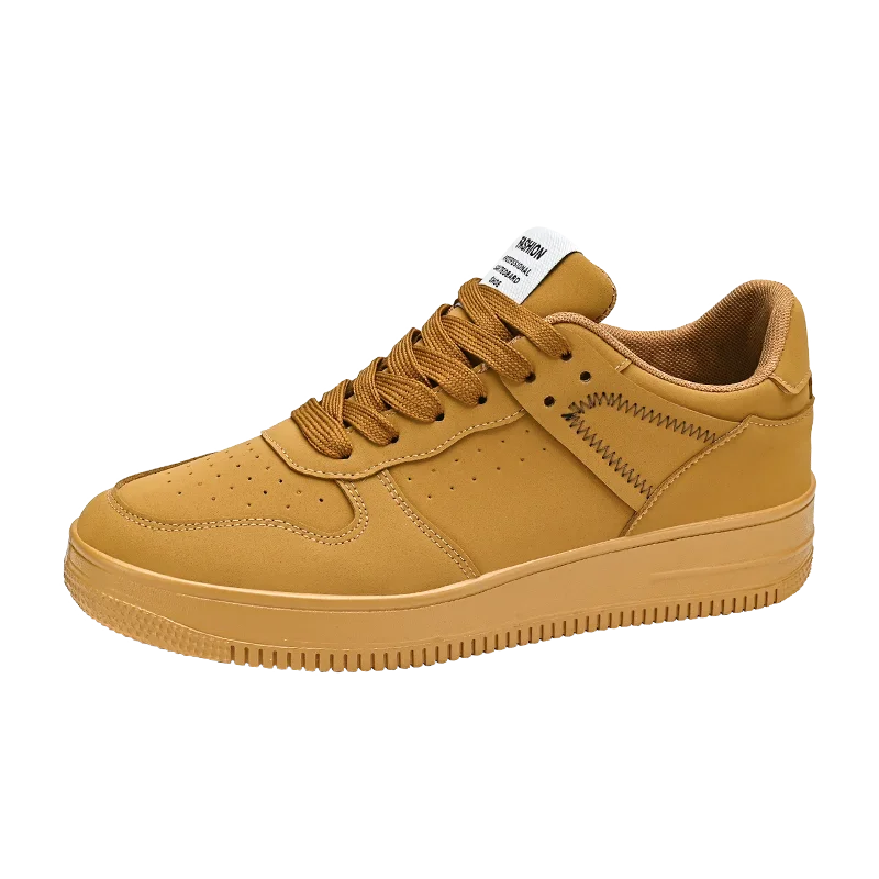 Men's Sneakers Casual Sports Shoes for Men Lightweight PU Leather Breathable Shoe Mens Flat White Tenis Shoes Zapatillas Hombre