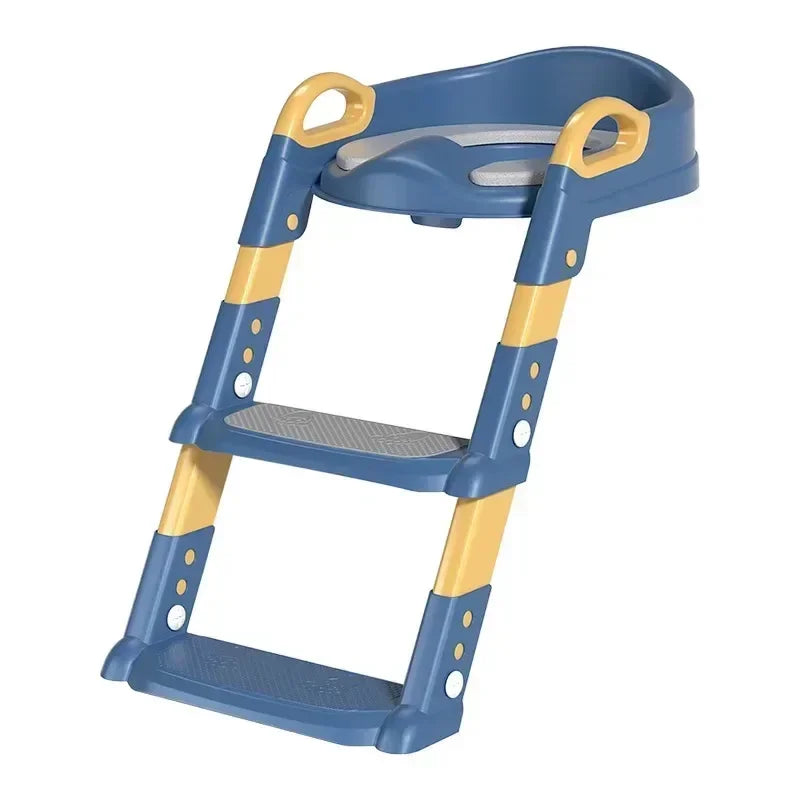Children's Toilet Foldable Foot Stool Multi-functional Toilet Boy Girl Baby Toilet Training Potty Ladder for Kids Stepped