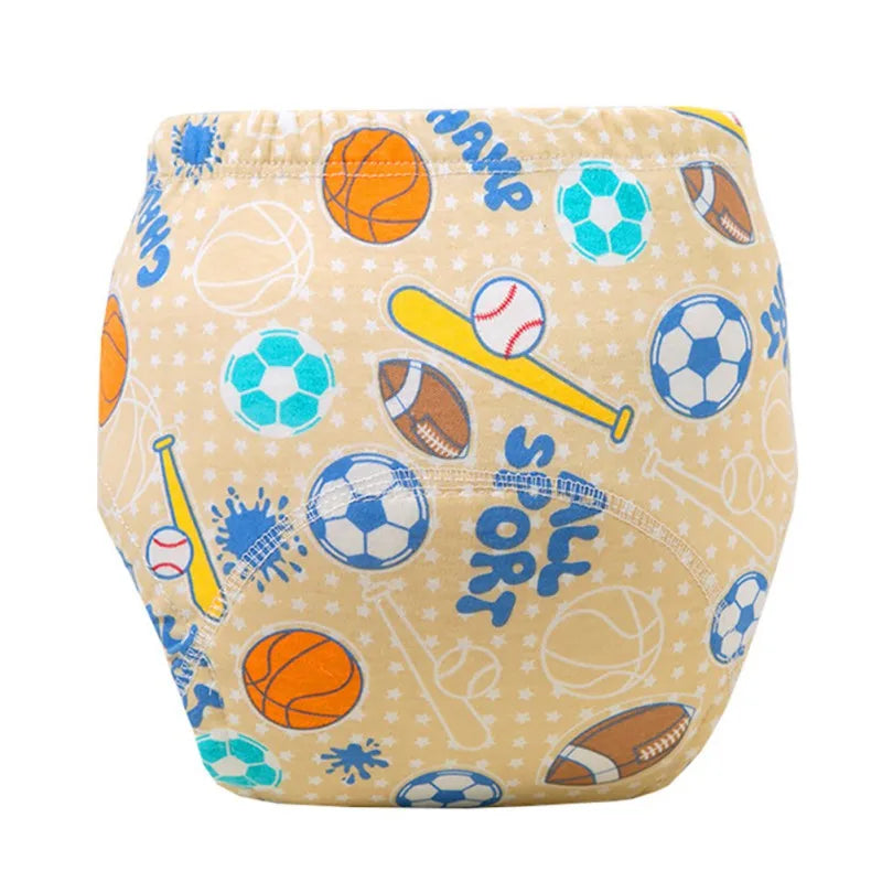 Baby Toddler Training Underwear for Boy Girls Strong Absorbent Cotton Training Pants Clothing