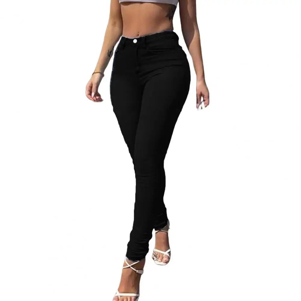 Classic Beauty Booty Lifter High Waist Skinny Jeans - Medium Blue Wash