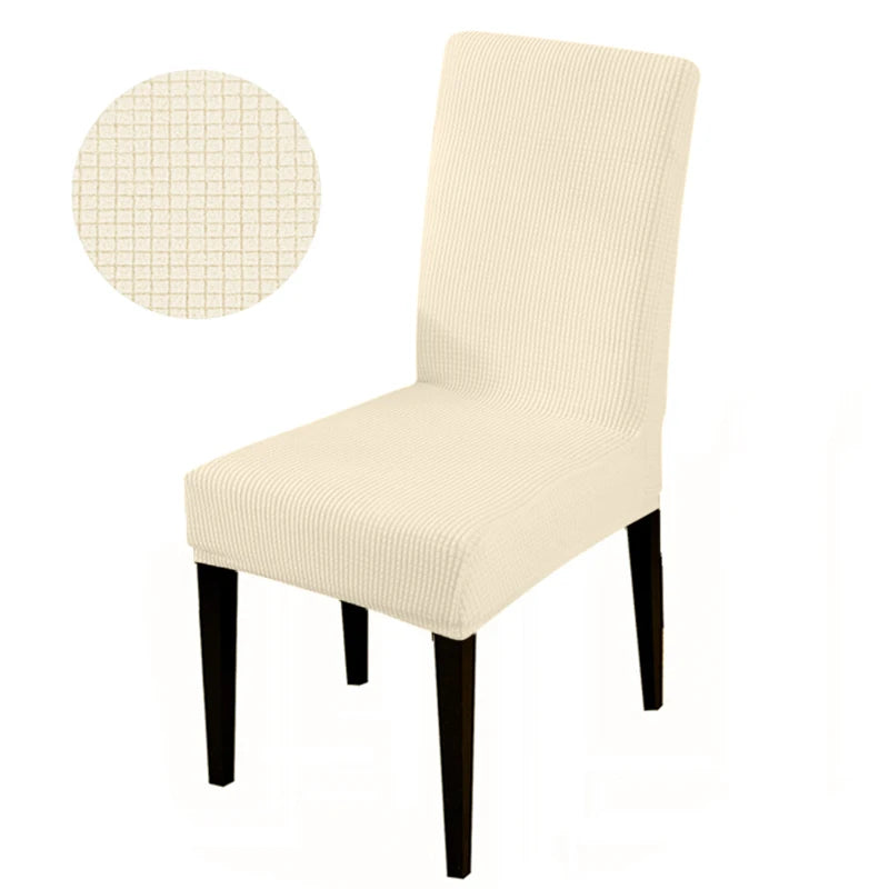 Chair cover with back Jacquard Fabric Universal Size Cheap Chair Cover Big Elastic Chair Covers Chair For kitchen Living Room