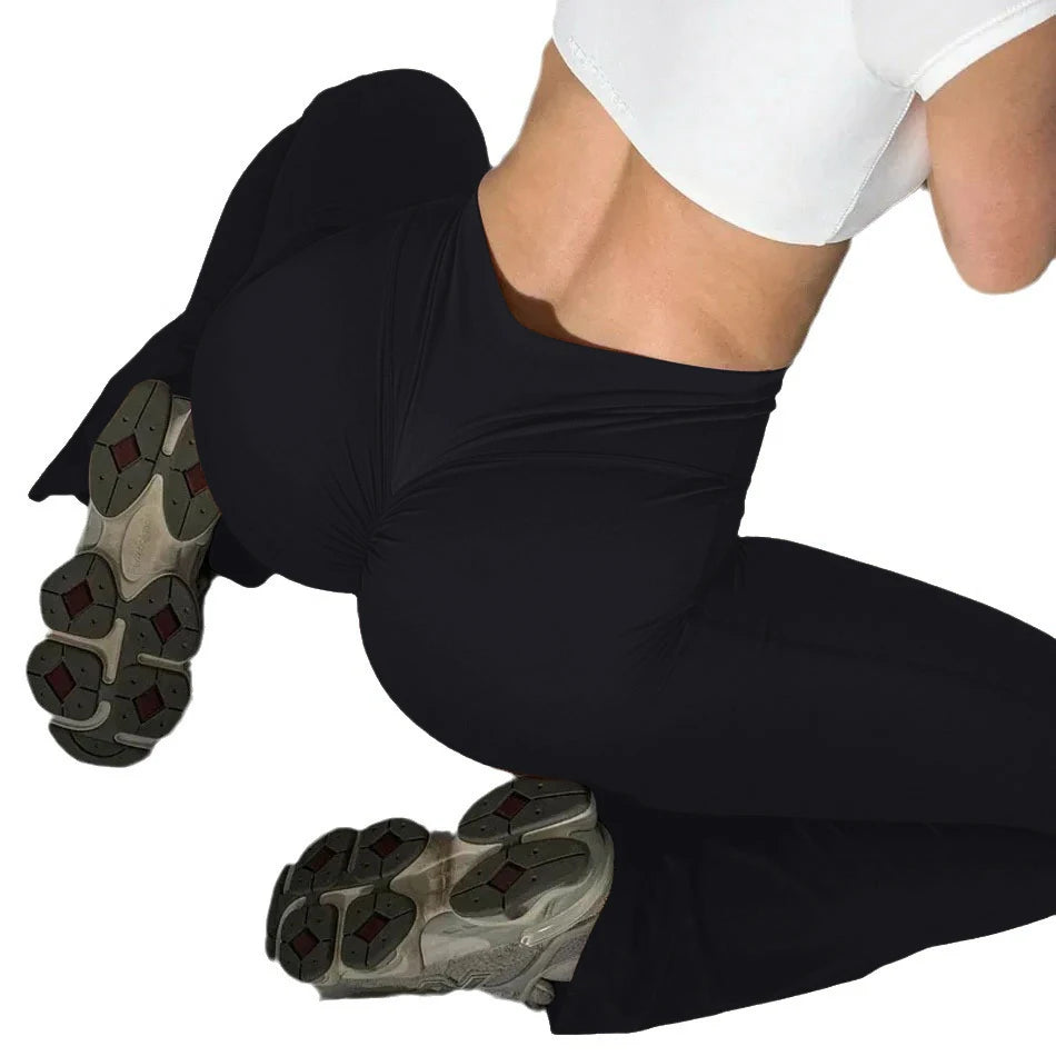 High Waist Workout Yoga Leggings Fitness Butt Lifting Sports Pants For Women