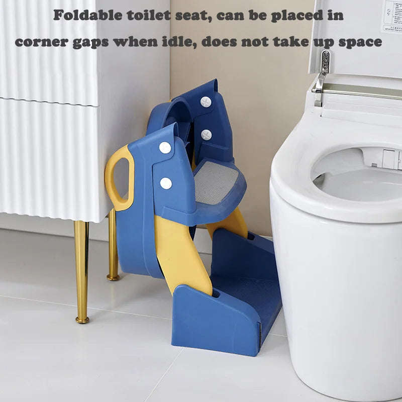 Portable Toilet Seat Children's Pot Foldable Potty Training Seat Step Stool Portable Potty Child Pot Bebe Toilett