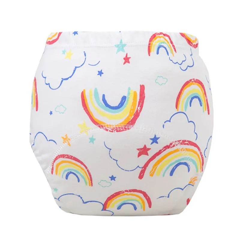 Baby Toddler Training Underwear for Boy Girls Strong Absorbent Cotton Training Pants Clothing