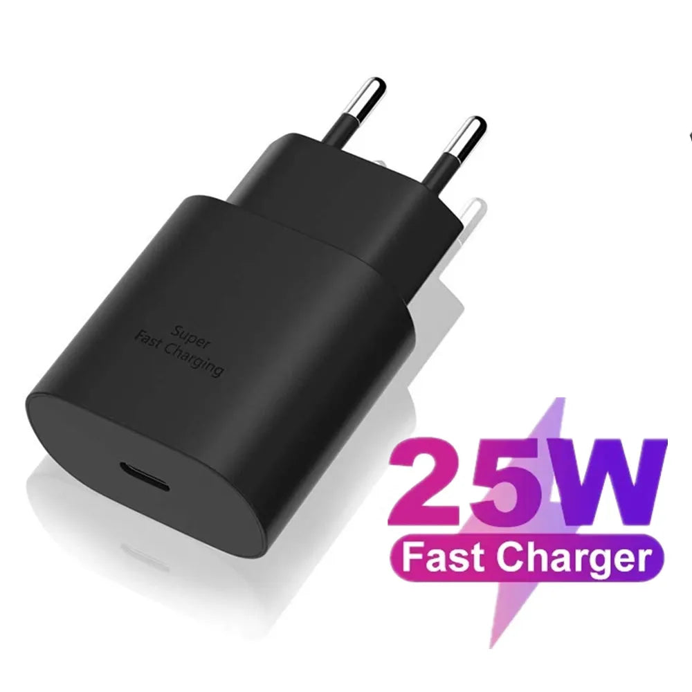 25W PD USB-C Chargerr adapter for Samsung note 10 note 20 S21 Type C power adapte For Samsung Charger