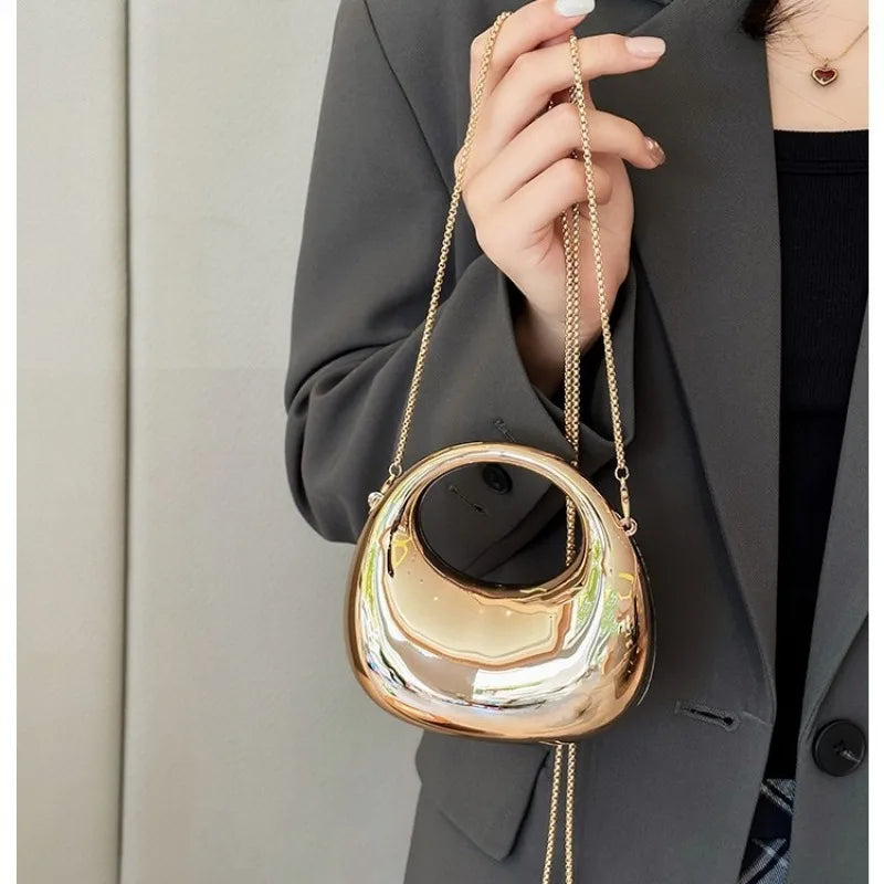 Women’s Elegant Rhinestone Decorated Bucket Bag, Fashionable Drawstring Design Crossbody Bag For Party,trendy All- Match & Exquisite Bag For Birthday Gifts