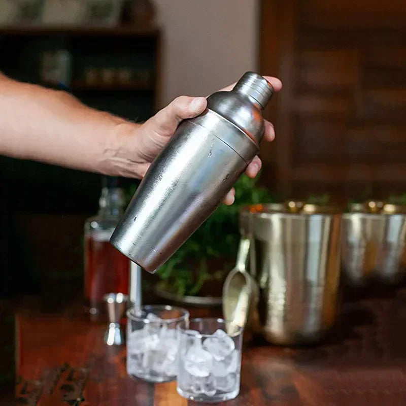 3/6pcs Cocktail Shaker Stainless Steel Bartending Tools Margarita Mixer Drink Shaker Martini Sharker Bartender Kit