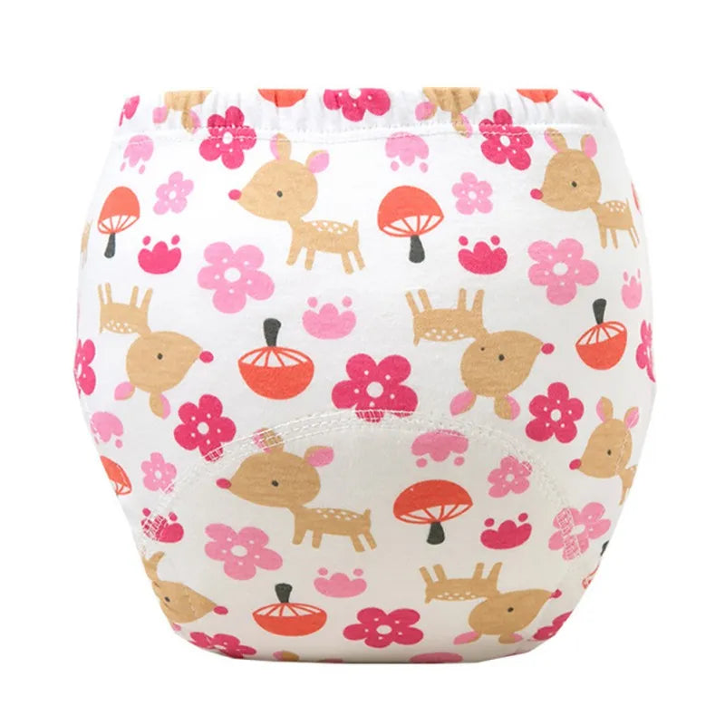 Baby Toddler Training Underwear for Boy Girls Strong Absorbent Cotton Training Pants Clothing