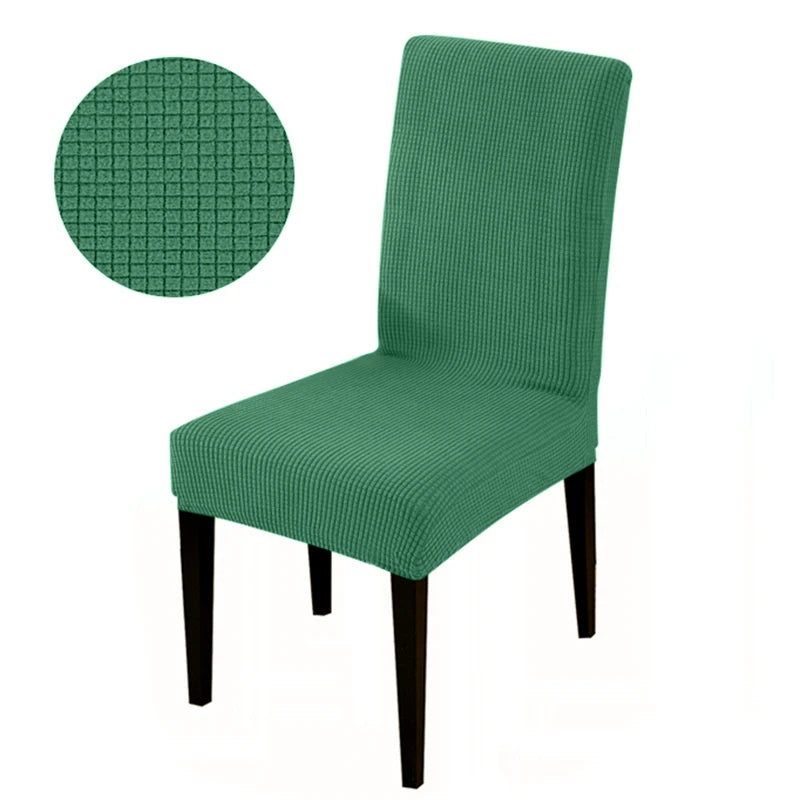 Chair cover with back Jacquard Fabric Universal Size Cheap Chair Cover Big Elastic Chair Covers Chair For kitchen Living Room