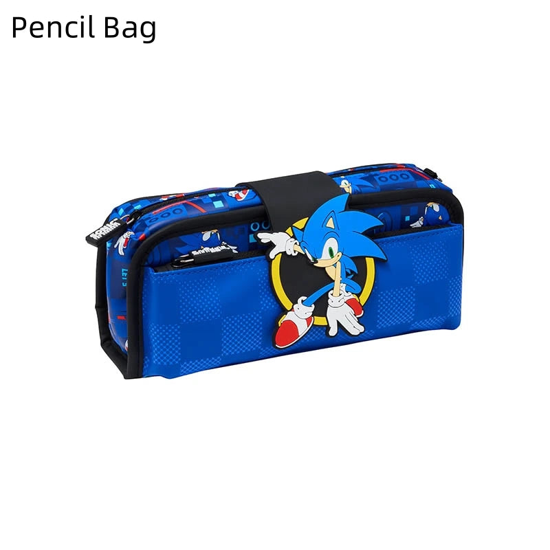 Australia Smiggle Sonic Backpack for Boys & Girls, Bookbag Sonic Schoolbag With Adjustable Shoulder Straps & Padded Back Children School Bag