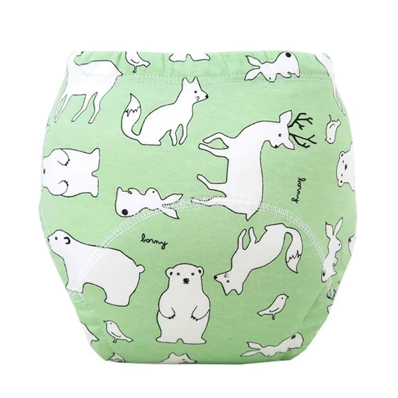 Baby Toddler Training Underwear for Boy Girls Strong Absorbent Cotton Training Pants Clothing