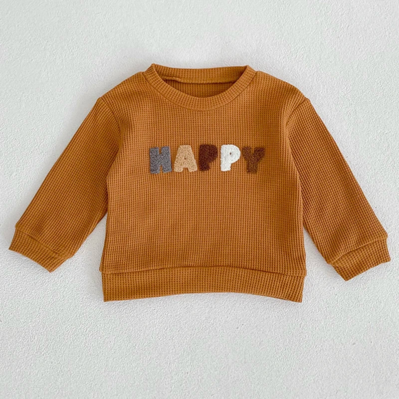 Baby Boys Girls Clothes Spring Autumn Hoodies Pullovers Tops Korean Long Sleeves Kids Hoodies Sweatshirt For Children's