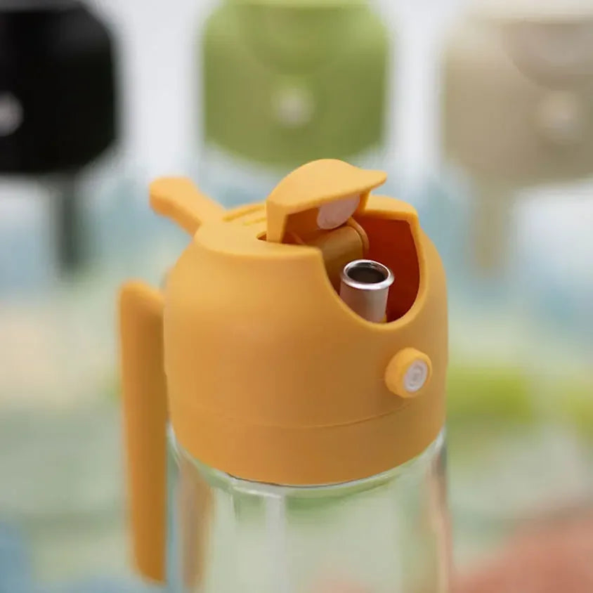 2in1 500ml Glass Oil Sprayer Oil Spray Bottle Oil Tank BBQ Kitchen Baking BBQ Picnic Kitchen Tools